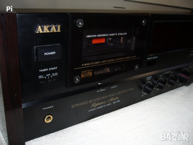 Касетъчен дек Akai GX-95+ Дистанционно + Книжка + Кашон, снимка 6 - Декове - 27994301