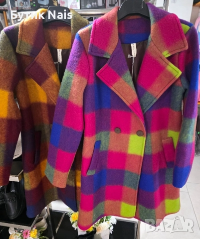 Уникален модел дамско палто, снимка 3 - Палта, манта - 52015314