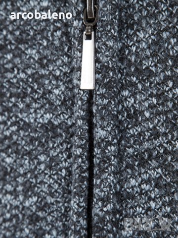 Ежедневно мъжко плетено яке с качулка и цип, 5цвята, снимка 18 - Якета - 43563868