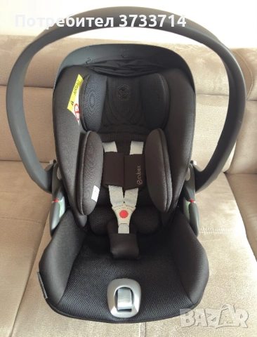 Cybex Cloud T i-Size Plus , Sepia Black, снимка 2 - Столчета за кола и колело - 53271193