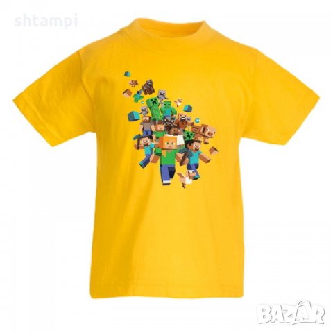 Детска тениска майнкрафт Minecraft 3, снимка 1 - Детски тениски и потници - 32697606