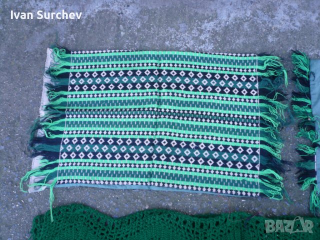 РЪ4НО ТЪКАНИ КАЛЪФКИ И ПЛЕТЕНА ЛЕНТА ЗА ЛЕГЛО