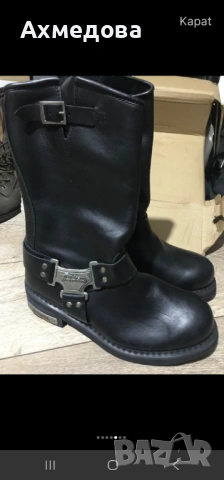 Ботуши Harley Davidson , снимка 4 - Дамски ботуши - 53502204