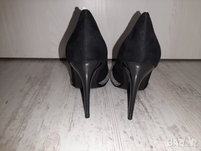 Нови черни официални обувки, снимка 5 - Дамски обувки на ток - 43654014