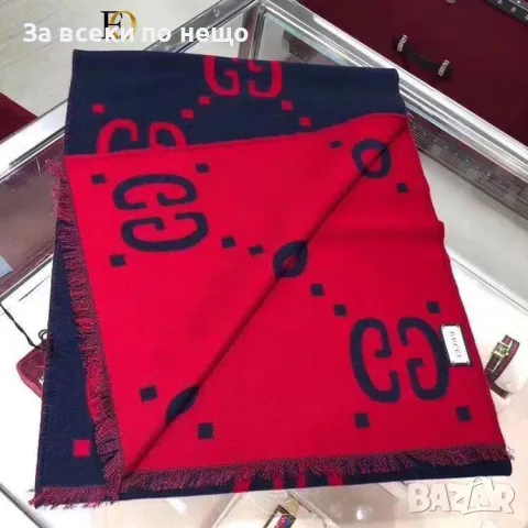 Шал Gucci - Налични различни цветове Код D1137, снимка 6 - Шалове - 47600099