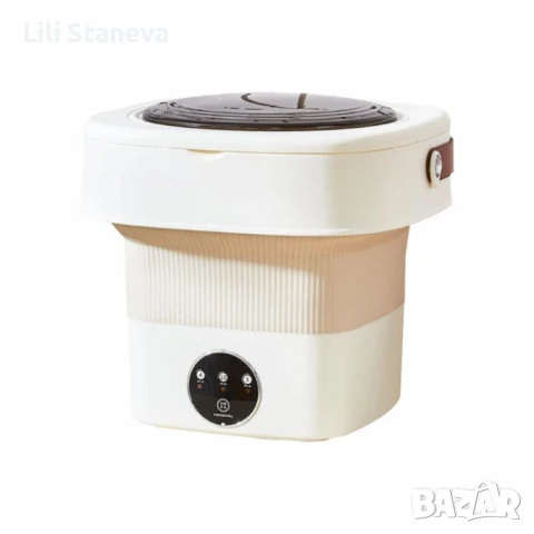 Мини сгъваема пералня с центрофуга - 12 литра, снимка 3 - Перални - 51110260