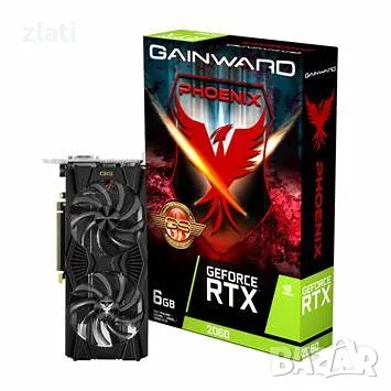 Геймърска Видеокарта Gainward GeForce RTX 2060 Phoenix 6GB GDDR6 