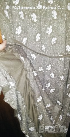 Дамска Чисто нова лятна рокля от памук с красива дантела,с етикет!-ХЛ,2ХЛ🌺