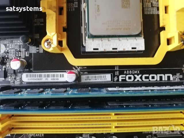 Дънна платка Foxconn A88GMX Socket AM3 CPU+FAN, снимка 8 - Дънни платки - 42959667