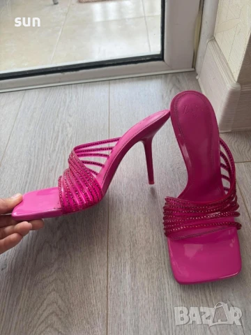 Дамски чехли на ток Zara, снимка 1