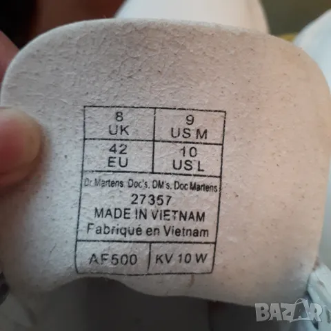 Dr. Martens 1460 mono white 42 номер , снимка 7 - Мъжки боти - 36243221