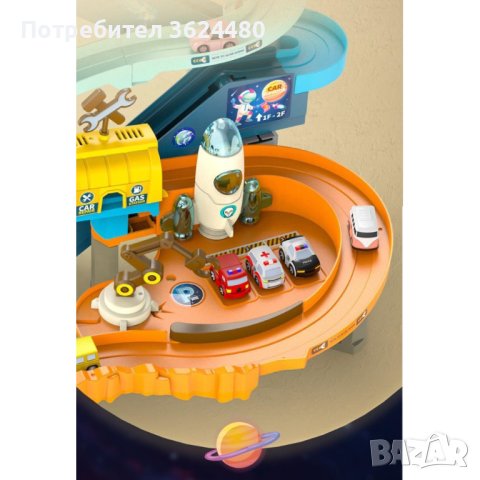 Писта с колички КОСМИЧЕСКА СТАНЦИЯ 3851, снимка 13 - Коли, камиони, мотори, писти - 40326814