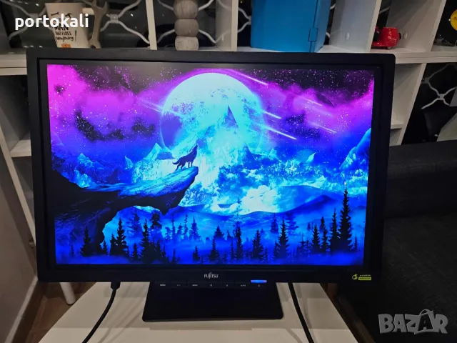 +Гаранция! Монитор Fujitsu B22W-6 LED 22" инча + кабели, снимка 7 - Монитори - 48844638