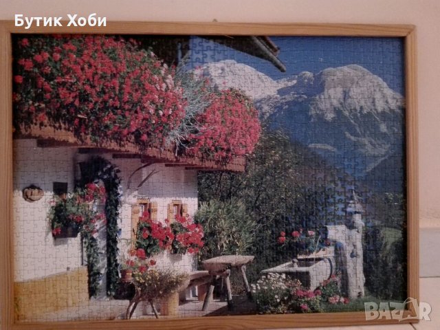Рамкиран пъзел ,,Къща с чешма,,, снимка 1