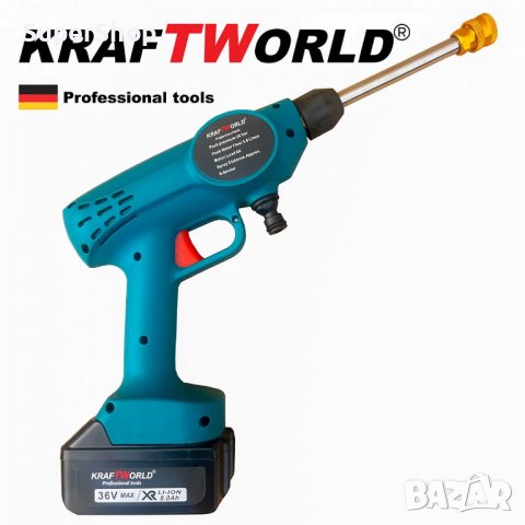 Немска Акумулаторна водоструйка с две батерии пръскачка в куфар, снимка 4 - Други инструменти - 42949301