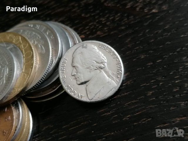 Монета - САЩ - 5 цента | 1976г., снимка 2 - Нумизматика и бонистика - 28769116