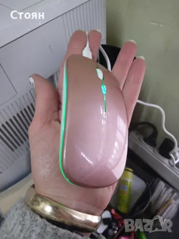 Безжична, безшумна мишка с акумулаторна батерия silent