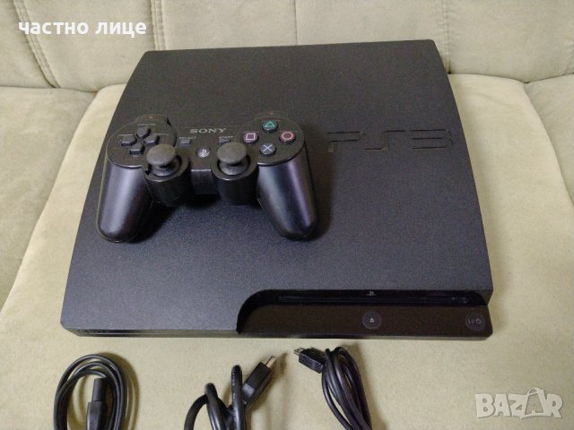 Продавам Playstation 3 Slim 160gb. + GTA V, снимка 3 - PlayStation конзоли - 38783515