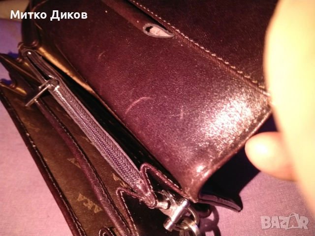 АКА маркова чанта естествена кожа за колан ръка и през рамо нова 183х123х60мм, снимка 8 - Чанти - 52839960