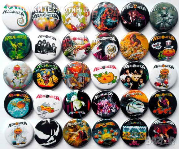 Значки на Helloween