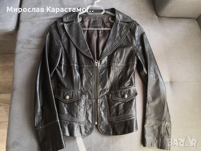 Кожено и велурено дамски якета. , снимка 3 - Якета - 27375924