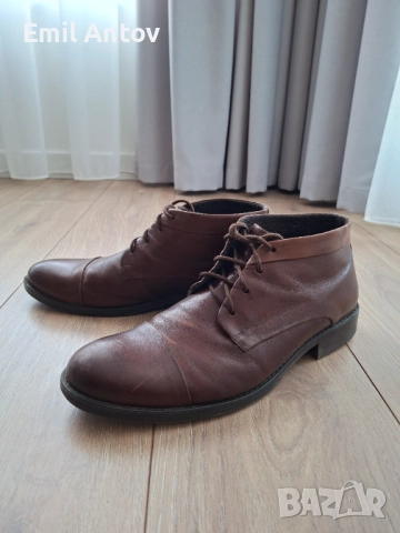 Зимни обувки от естествена кожа 