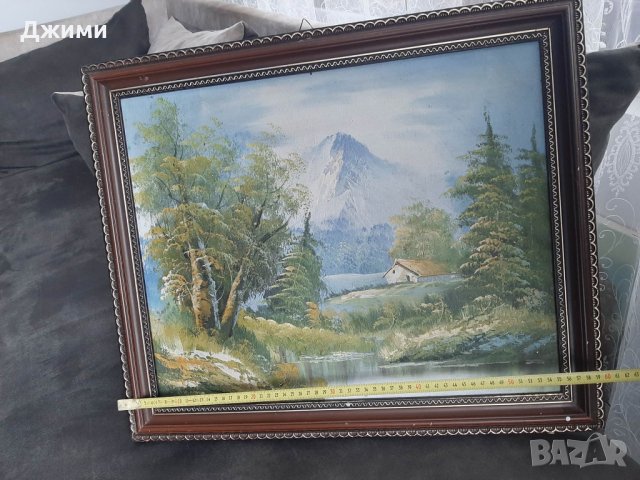 красива картина със пейзаш, снимка 2 - Антикварни и старинни предмети - 40865621