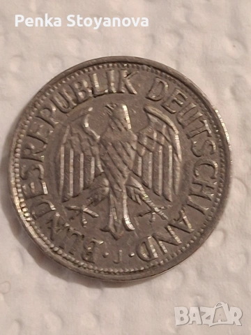 монети 1 германска марка DM, снимка 6 - Нумизматика и бонистика - 53062899