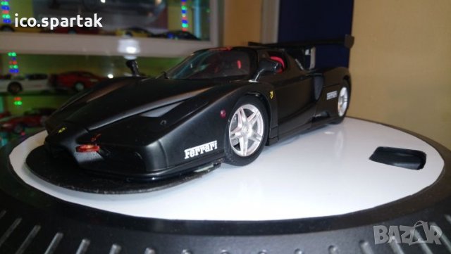 Метална количка 1:18 Ferrari Enzo Test Monza Hot wheels, снимка 11 - Колекции - 27278586
