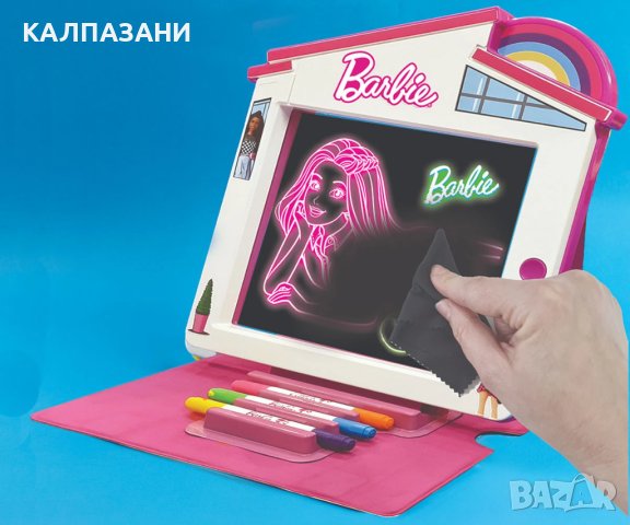Светеща дъска за рисуване Premium Glow Pad Barbie Diamant Toys 5115, снимка 4 - Рисуване и оцветяване - 42991104