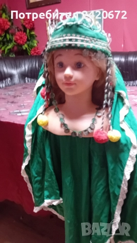 накит  с  пендари  за глава с кърпа, снимка 4 - Антикварни и старинни предмети - 52753749