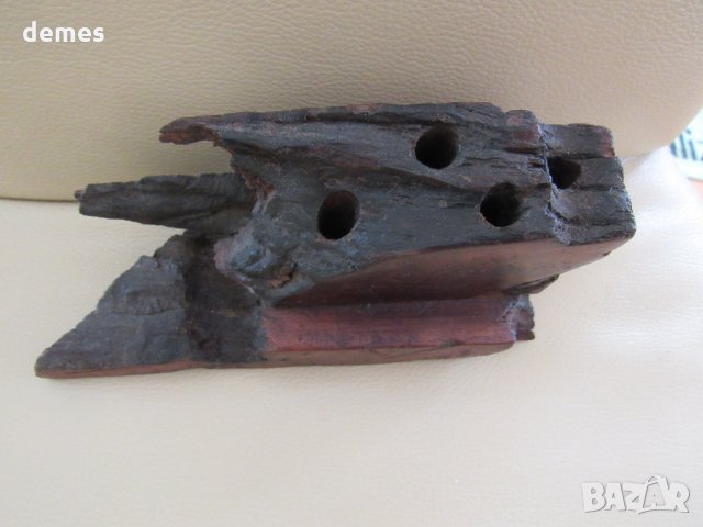  Настолна поставка за писалки от тиково дърво от Зимбабве, снимка 5 - Други ценни предмети - 28372751