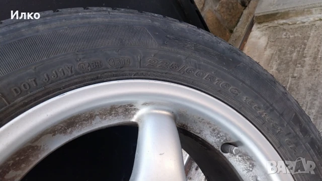 Алуминиеви джанти BORBET 225/60r16C, снимка 3 - Гуми и джанти - 50850882