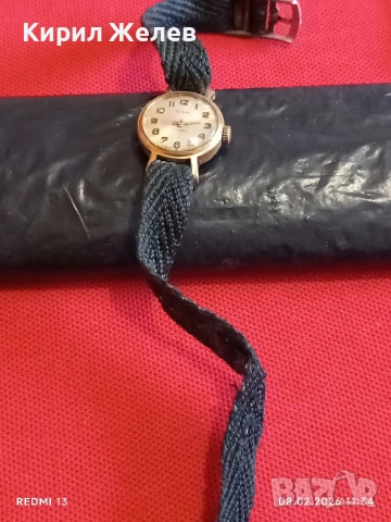 Стар дамски часовник механичен СЛАВА СССР позлатен за КОЛЕКЦИЯ 52862, снимка 7 - Антикварни и старинни предмети - 53399923