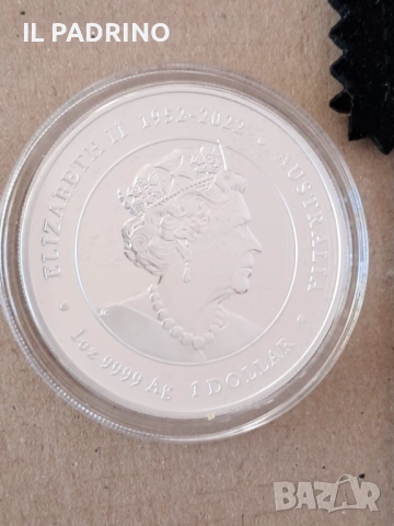 Сребро Лунар III Дракон в кутия 1 унция OZ  2024, снимка 4 - Нумизматика и бонистика - 53107774