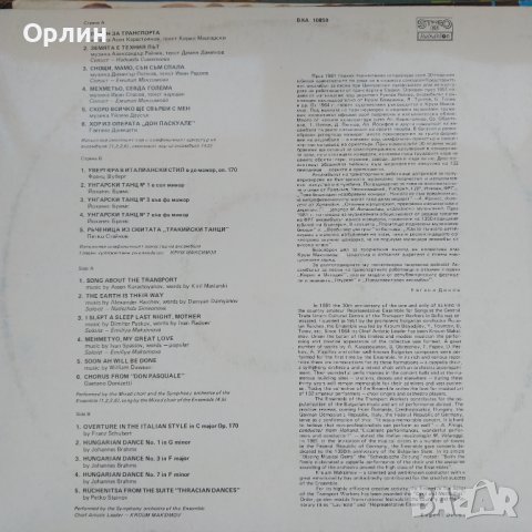 Грамофонна плоча - ВХА 10859 - 30 години представителен ансамбъл за песни на транспортните работници, снимка 2 - Грамофонни плочи - 43791435