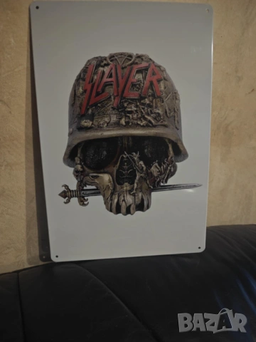 SLAYER-метална табела(плакет), снимка 3 - Китари - 49653795