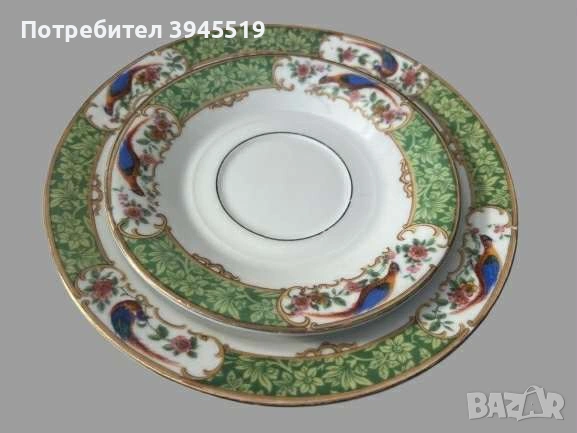 Троен сет порцелан, снимка 5 - Антикварни и старинни предмети - 53236071