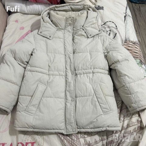 30 лв, дебелояке, марка Bershka, S размер, с качулка, с размери на снимката, снимка 4 - Якета - 52789535