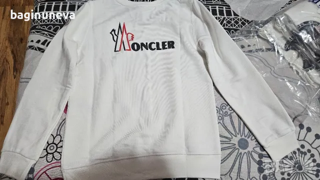 Нова бяла блуза Moncler 3-4-5-6-7-8-9-10-12г, снимка 9 - Детски Блузи и туники - 48949010