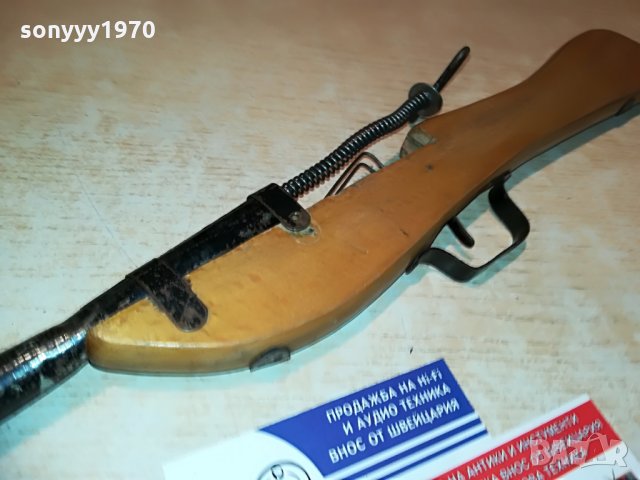 РЕТРО ПУШКА-МЕТАЛ И ДЪРВО-45СМ, снимка 3 - Колекции - 28228578