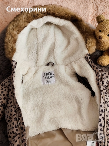 Нов зимен бебешки космонавт ескимос Fred & Flo за момиченце 6-9 месеца и ръст 74см, снимка 3 - Бебешки ескимоси - 52844339