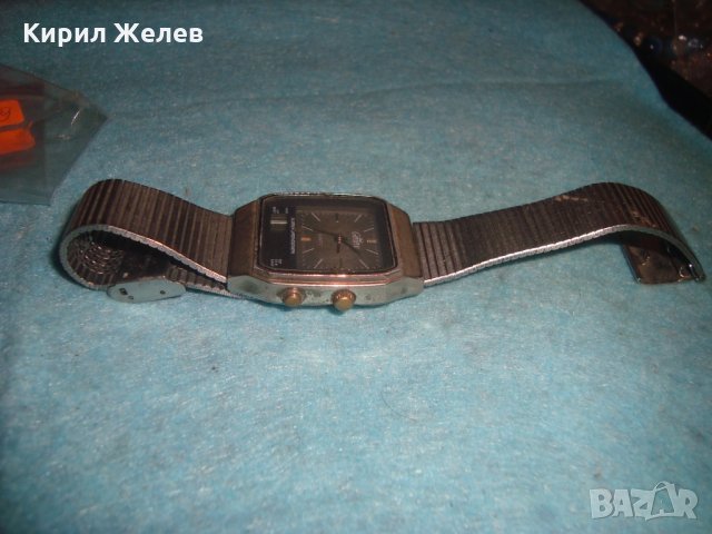GENEVE QUARTZ  ALARM CHRONOGRAPH СТАР РЯДЪК МАРКОВ КВАРЦОВ ВИНТИДЖ ЧАСОВНИК ЖЕНЕВА 26419, снимка 6 - Мъжки - 34831015