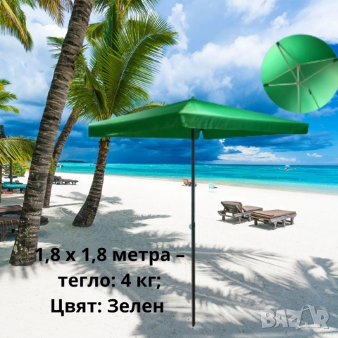 Квадратен градински чадър (Подходяща стойка - Стойка за чадъри (Подходяща за ,,Квадратен градински ч, снимка 4 - Други стоки за дома - 52059607