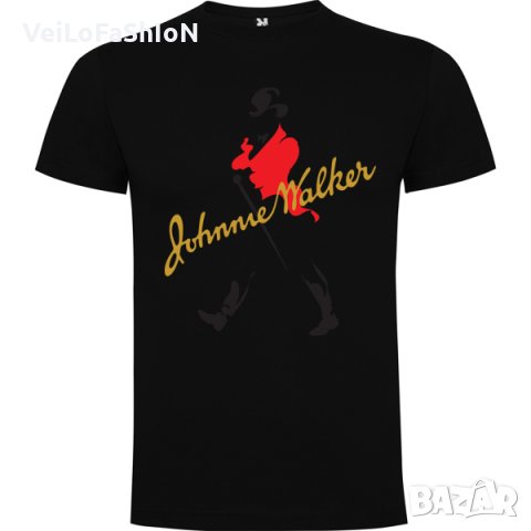 Нова мъжка тениска с логото на Johnnie Walker (Джони Уокър)
