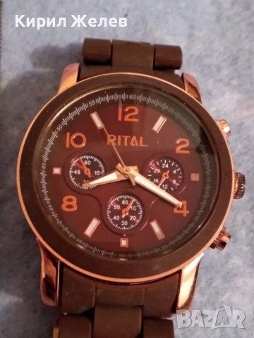 RITAL МАРКОВ КВАРЦОВ ФЕШЪН УНИСЕКС ЧАСОВНИК - РИТАЛ с ВЕРИЖКА 36567, снимка 3 - Мъжки - 39887563