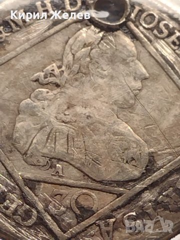 Сребърна монета 30 кройцера  1768г. Йозеф втори Виена Свещена Римска Империя 26745, снимка 3 - Нумизматика и бонистика - 42999762