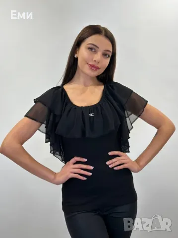 Дамски тениски Guess,Tommy Hilfiger,Elisabetta Franchi,Liu Jo,YSL, Calvin Klein , снимка 5 - Тениски - 49104366