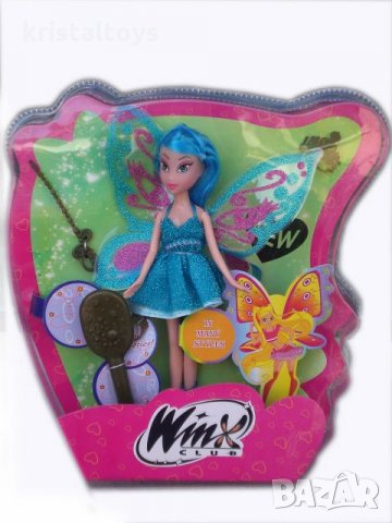 Кукла Уинкс със синя коса с аксесоари Winx, снимка 1 - Кукли - 32433353