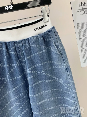 Уникални Дънки 👖 Chanel Шанел дамски дизайнерски , снимка 1